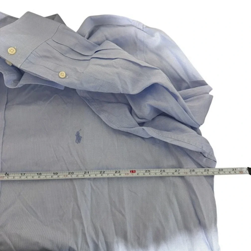 Polo Ralph Lauren Heather Print Long Sleeve Dress Shirt Big Tall‎ 20 36/37 (4XL)
